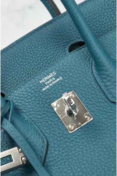 HERMÈS Hermes Clemence Birkin 25 Handbag | Thumbnail 5 HERMÈS Hermes Clemence Birkin 25 Handbag | Thumbnail 5