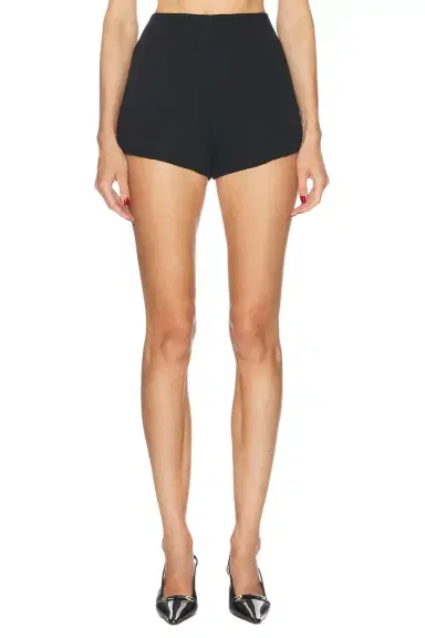 EAVES Naftali Polished Crepe Mini Shorts | Thumbnail 1 EAVES Naftali Polished Crepe Mini Shorts | Thumbnail 1