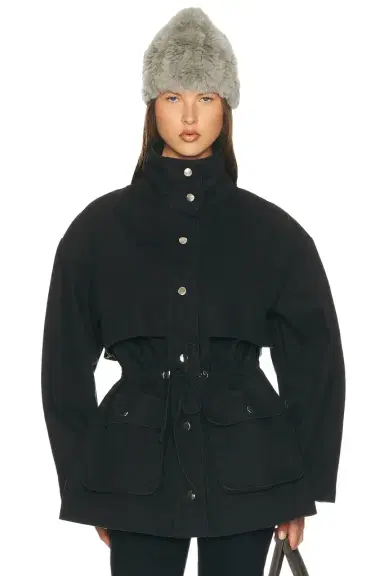 Helsa Garment Washed Utility Jacket | Thumbnail 1 Helsa Garment Washed Utility Jacket | Thumbnail 1