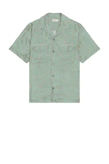 Simkhai Clarke Printed Silk Shirt | Thumbnail 4 Simkhai Clarke Printed Silk Shirt | Thumbnail 4