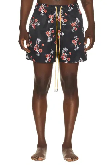 Rhude Turbo Floral Swim Shorts | Thumbnail 1 Rhude Turbo Floral Swim Shorts | Thumbnail 1