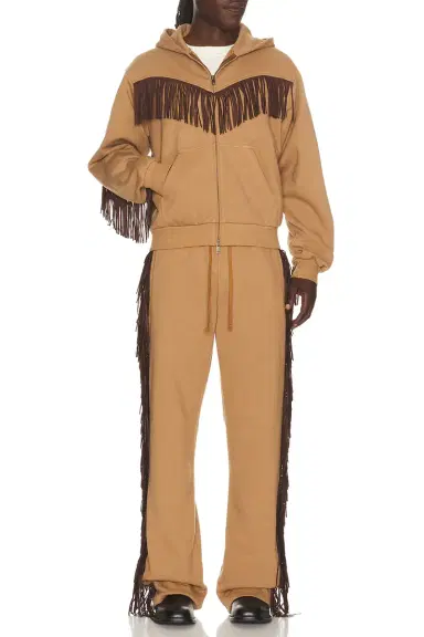 Austin Post Fringed Straight Cut Pant | Thumbnail 4 Austin Post Fringed Straight Cut Pant | Thumbnail 4