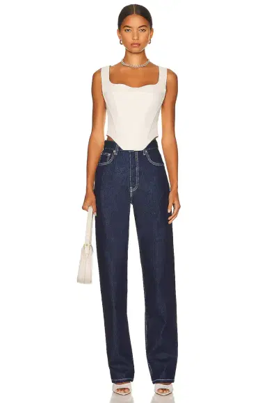 EB Denim High Rise Straight Jeans | Thumbnail 4 EB Denim High Rise Straight Jeans | Thumbnail 4