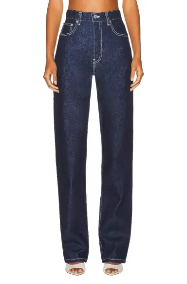 EB Denim High Rise Straight Jeans | Thumbnail 1 EB Denim High Rise Straight Jeans | Thumbnail 1