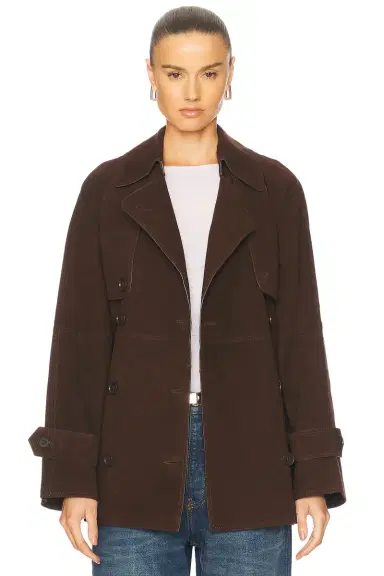 L'Academie Elae Suede Jacket | Thumbnail 2 L'Academie Elae Suede Jacket | Thumbnail 2
