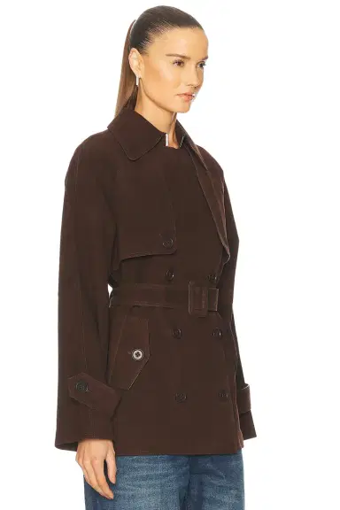 L'Academie Elae Suede Jacket | Thumbnail 3 L'Academie Elae Suede Jacket | Thumbnail 3