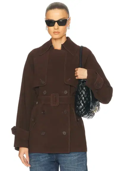 L'Academie Elae Suede Jacket | Thumbnail 1 L'Academie Elae Suede Jacket | Thumbnail 1