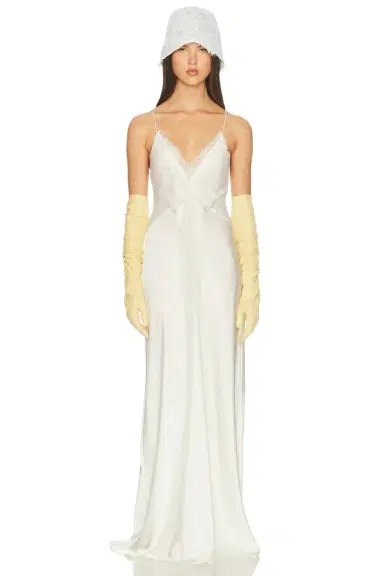 Helsa Mix Media Slip Dress | Thumbnail 1 Helsa Mix Media Slip Dress | Thumbnail 1