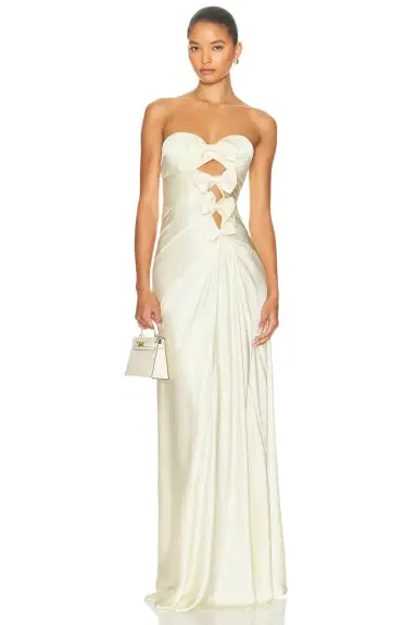 Helsa The Silk Faye Dress | Thumbnail 1 Helsa The Silk Faye Dress | Thumbnail 1