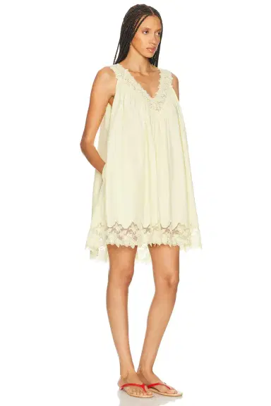 Helsa Mini Dress With Lace | Thumbnail 2 Helsa Mini Dress With Lace | Thumbnail 2