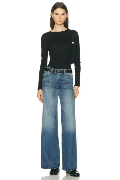 Mother The Ditcher Roller Zip Sneak Jeans | Thumbnail 5 Mother The Ditcher Roller Zip Sneak Jeans | Thumbnail 5