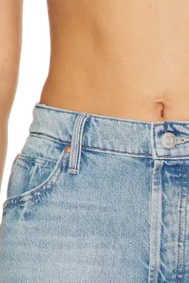 Mother The Delinquent Button Nerdy Jeans | Thumbnail 6 Mother The Delinquent Button Nerdy Jeans | Thumbnail 6