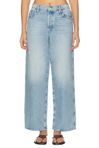 Mother The Delinquent Button Nerdy Jeans | Thumbnail 1 Mother The Delinquent Button Nerdy Jeans | Thumbnail 1
