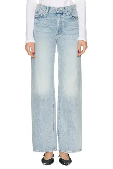 Mother The Dodger Button Hover Cuff Jeans | Thumbnail 1 Mother The Dodger Button Hover Cuff Jeans | Thumbnail 1