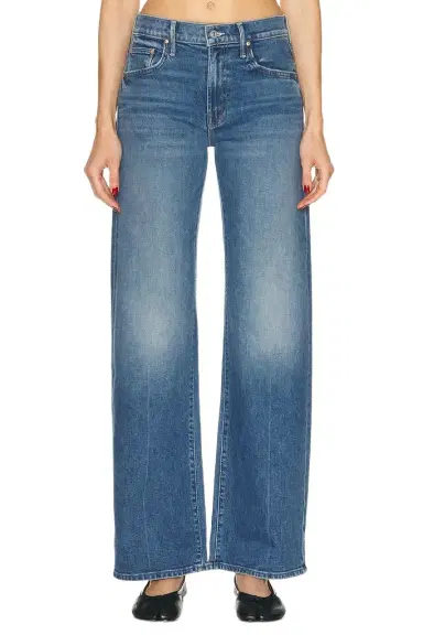Mother The Mid Rise Lasso Sneak Jeans | Thumbnail 1 Mother The Mid Rise Lasso Sneak Jeans | Thumbnail 1