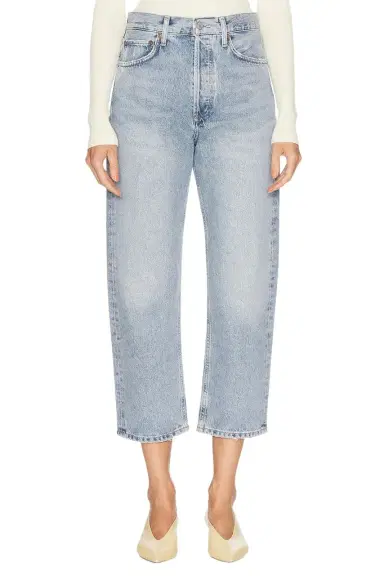 AGOLDE 90's Mid Rise Straight Crop Jeans | Thumbnail 1 AGOLDE 90's Mid Rise Straight Crop Jeans | Thumbnail 1