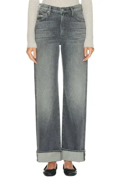 Mother The Dodger Skimp Cuff Jeans | Thumbnail 1 Mother The Dodger Skimp Cuff Jeans | Thumbnail 1