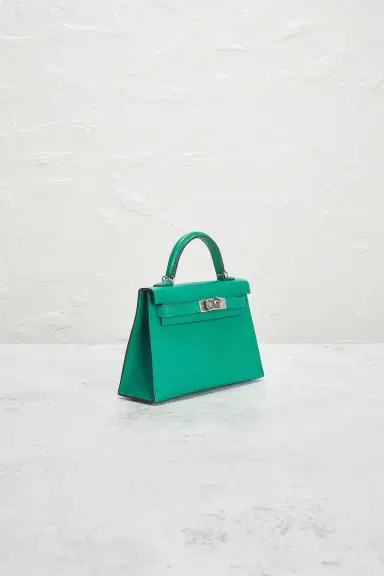 HERMÈS Hermes Epsom Kelly 20 Handbag | Thumbnail 4 HERMÈS Hermes Epsom Kelly 20 Handbag | Thumbnail 4