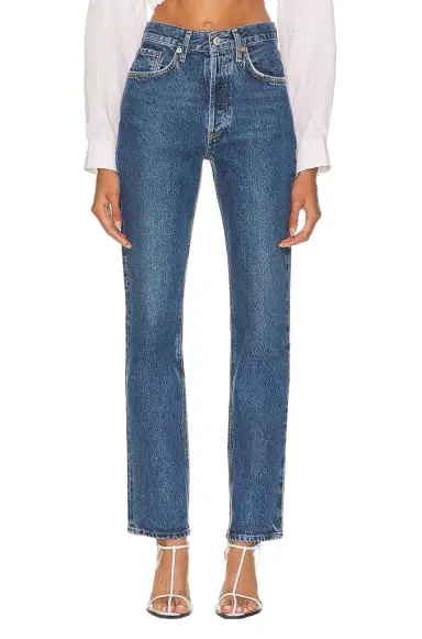 AGOLDE Lana Mid Rise Straight Jeans | Thumbnail 1 AGOLDE Lana Mid Rise Straight Jeans | Thumbnail 1