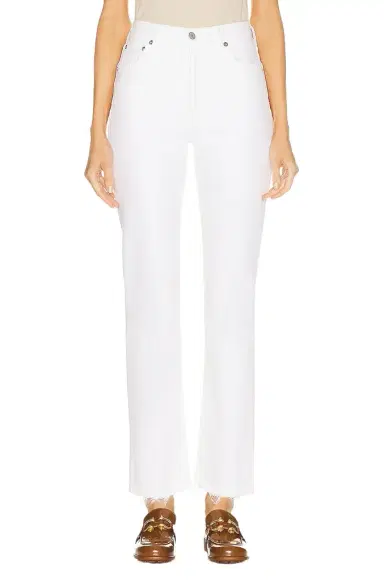 AGOLDE Riley Long High Rise Straight Jeans | Thumbnail 1 AGOLDE Riley Long High Rise Straight Jeans | Thumbnail 1