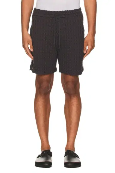 OAS Nearly Black Porto Waffle Shorts | Thumbnail 1 OAS Nearly Black Porto Waffle Shorts | Thumbnail 1