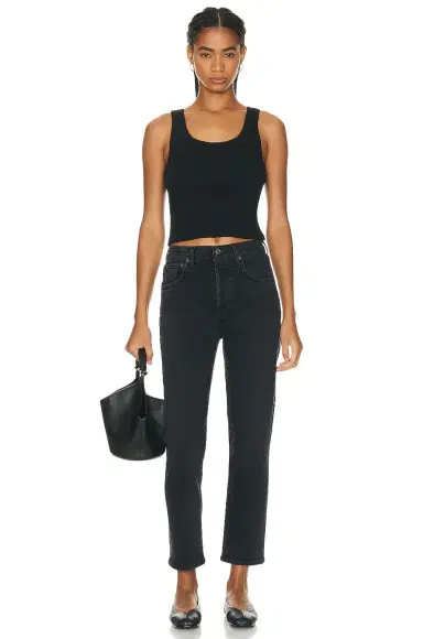AGOLDE Riley High Rise Straight Crop Jeans | Thumbnail 4 AGOLDE Riley High Rise Straight Crop Jeans | Thumbnail 4
