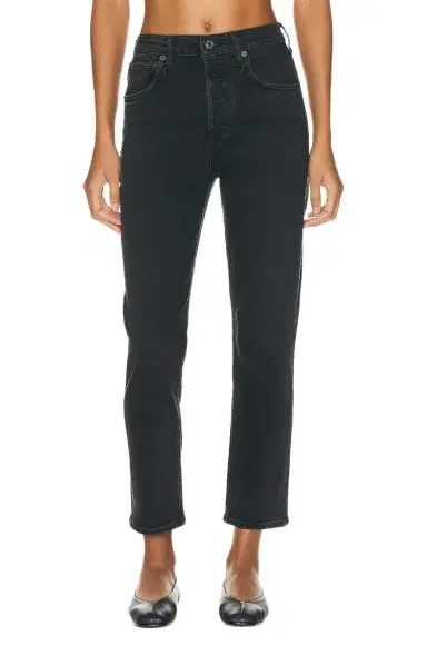 AGOLDE Riley High Rise Straight Crop Jeans | Thumbnail 1 AGOLDE Riley High Rise Straight Crop Jeans | Thumbnail 1