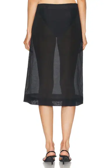 L'Academie Gabin Midi Skirt | Thumbnail 4 L'Academie Gabin Midi Skirt | Thumbnail 4