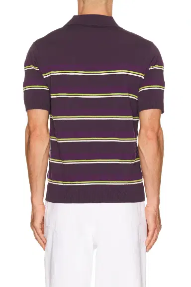 Casablanca Stripe Polo Shirt | Thumbnail 2 Casablanca Stripe Polo Shirt | Thumbnail 2