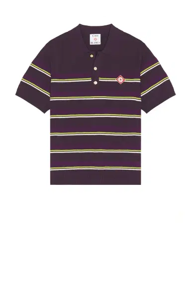 Casablanca Stripe Polo Shirt | Thumbnail 4 Casablanca Stripe Polo Shirt | Thumbnail 4