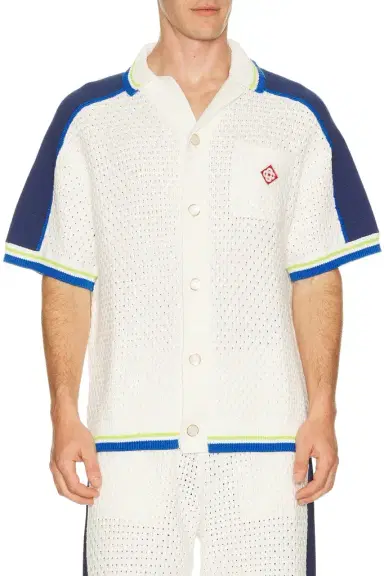 Casablanca Crochet Shirt | Thumbnail 1 Casablanca Crochet Shirt | Thumbnail 1