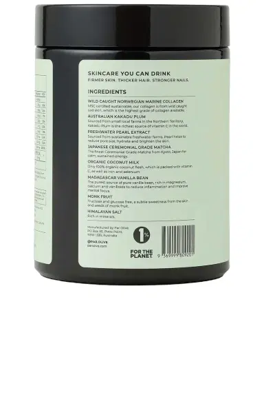 Par Olive Ceremonial Grade Matcha Pearl Marine Collagen Superpowder | Thumbnail 2 Par Olive Ceremonial Grade Matcha Pearl Marine Collagen Superpowder | Thumbnail 2