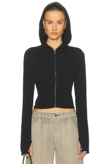 GRLFRND Shrunken Zip Hoodie | Thumbnail 2 GRLFRND Shrunken Zip Hoodie | Thumbnail 2