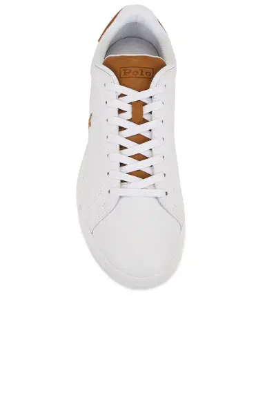 Polo Ralph Lauren Heritage Court II Leather Low Top Sneaker | Thumbnail 4 Polo Ralph Lauren Heritage Court II Leather Low Top Sneaker | Thumbnail 4