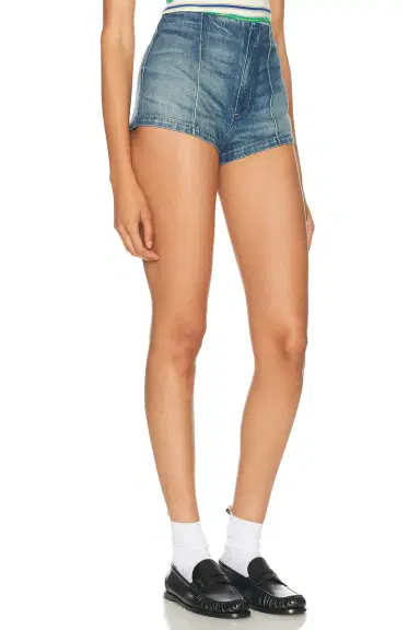Helsa Denim Micro Short | Thumbnail 2 Helsa Denim Micro Short | Thumbnail 2