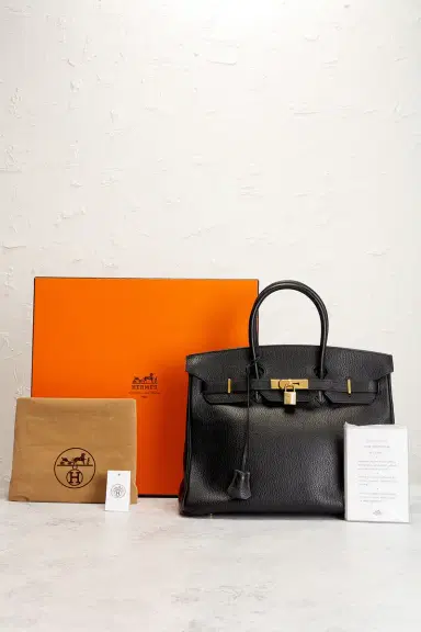 HERMÈS Hermes Ardennes Birkin 35 Handbag | Thumbnail 9 HERMÈS Hermes Ardennes Birkin 35 Handbag | Thumbnail 9