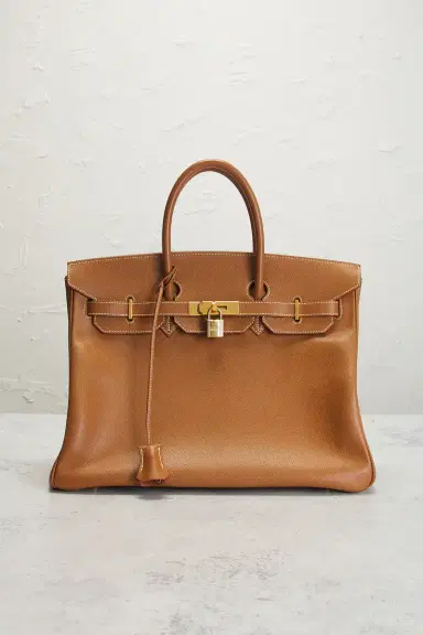 HERMÈS Hermes Courchevel Birkin 35 Handbag | Thumbnail 2 HERMÈS Hermes Courchevel Birkin 35 Handbag | Thumbnail 2
