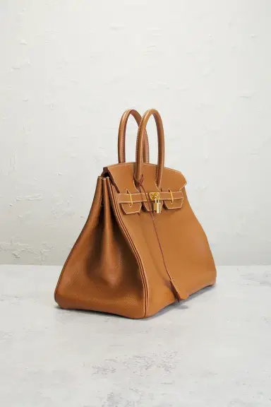 HERMÈS Hermes Courchevel Birkin 35 Handbag | Thumbnail 4 HERMÈS Hermes Courchevel Birkin 35 Handbag | Thumbnail 4