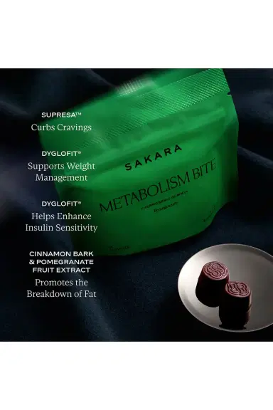 Sakara Metabolism Bite Thermogenic Gummy | Thumbnail 2 Sakara Metabolism Bite Thermogenic Gummy | Thumbnail 2