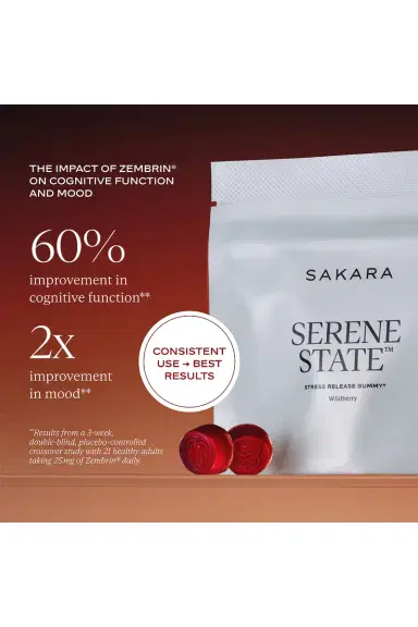 Sakara Serene State Stress Release Gummy | Thumbnail 3 Sakara Serene State Stress Release Gummy | Thumbnail 3
