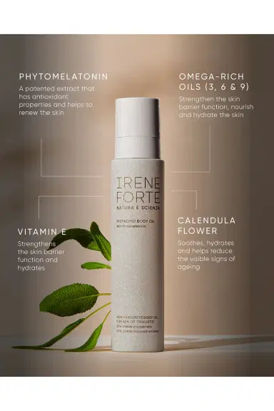 Irene Forte Pistachio Body Oil with Phytomelatonin NPD | Thumbnail 3 Irene Forte Pistachio Body Oil with Phytomelatonin NPD | Thumbnail 3