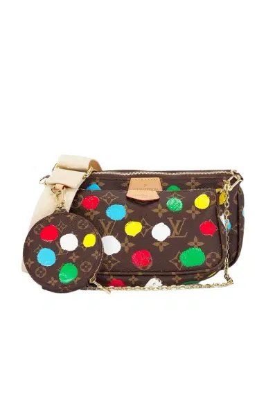Louis Vuitton Louis Vuitton X Yayoi Kusama Painted Dots Monogram Multi Pochette Accessoires Shoulder Bag | Thumbnail 1 Louis Vuitton Louis Vuitton X Yayoi Kusama Painted Dots Monogram Multi Pochette Accessoires Shoulder Bag | Thumbnail 1