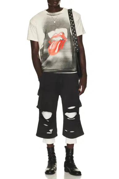 424 Ripped Bermuda Shorts | Thumbnail 4 424 Ripped Bermuda Shorts | Thumbnail 4