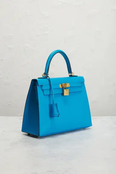 HERMÈS Hermes Epsom Kelly 25 Sellier Handbag | Thumbnail 4 HERMÈS Hermes Epsom Kelly 25 Sellier Handbag | Thumbnail 4