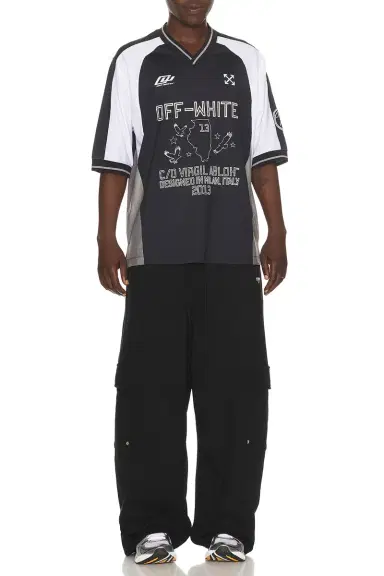 Off-White Eagle Team Soccer Jersey | Thumbnail 3 Off-White Eagle Team Soccer Jersey | Thumbnail 3