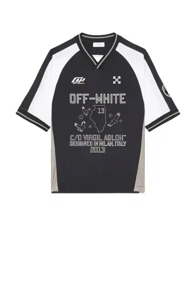 Off-White Eagle Team Soccer Jersey | Thumbnail 4 Off-White Eagle Team Soccer Jersey | Thumbnail 4
