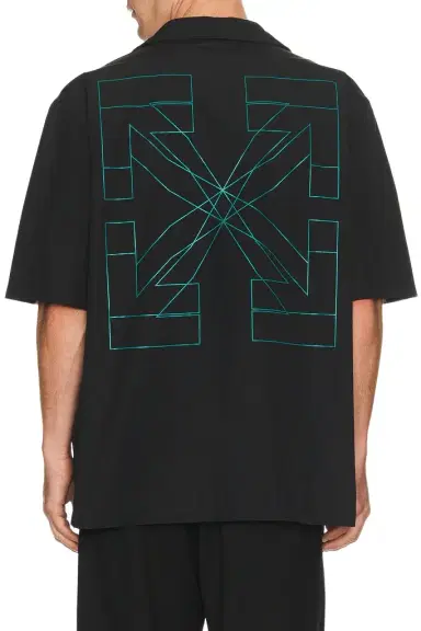 Off-White Double Arrow Bowling Shirt | Thumbnail 1 Off-White Double Arrow Bowling Shirt | Thumbnail 1