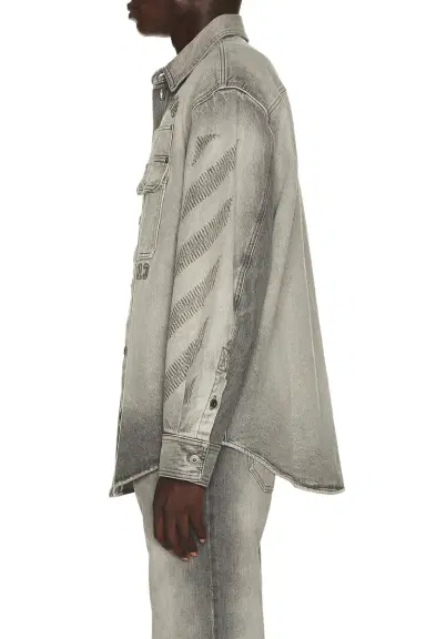 Off-White Denim Military Overshirt | Thumbnail 2 Off-White Denim Military Overshirt | Thumbnail 2