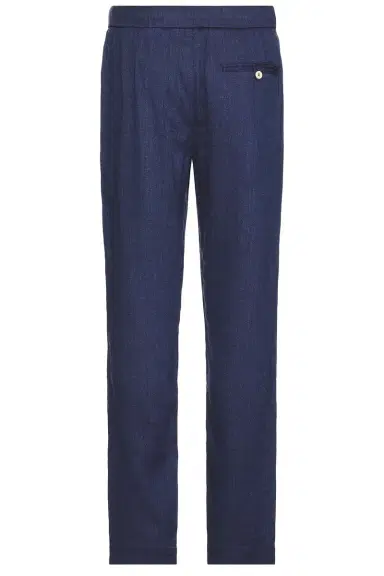 Frescobol Carioca Oscar Linen Chino Pant | Thumbnail 4 Frescobol Carioca Oscar Linen Chino Pant | Thumbnail 4