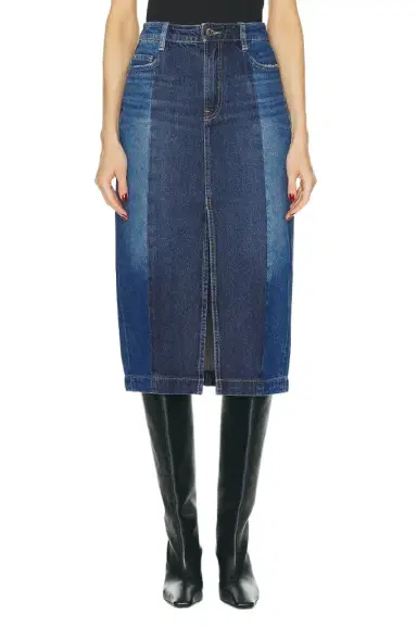 GRLFRND Robin Seamed Tonal Midi Skirt | Thumbnail 1 GRLFRND Robin Seamed Tonal Midi Skirt | Thumbnail 1